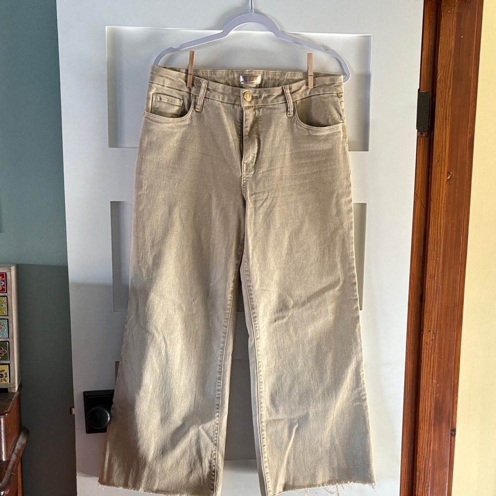 Kut from the Kloth Tan Flare Jeans